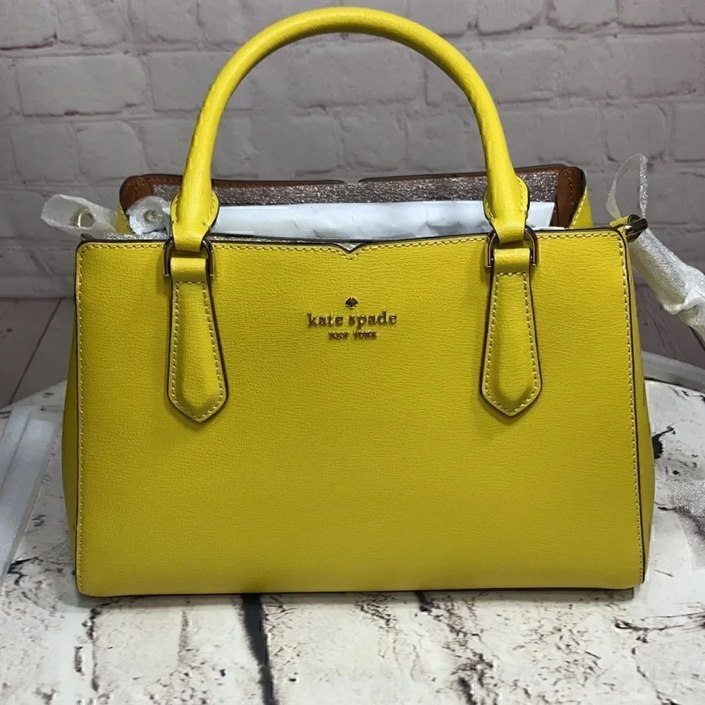 KATE SPADE TIPPY SMALL LEATHER SATCHEL BAG NWT